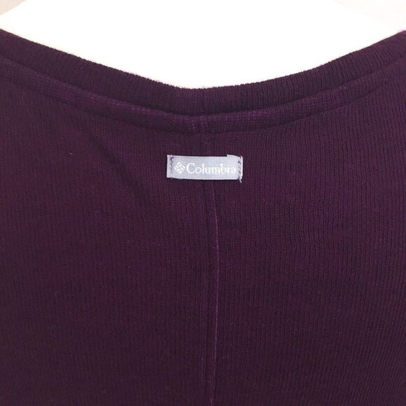 Columbia Women's Large Sweetheart Grove 3/4 Sleeve Knit Top Burgundy NEW - Picture 4 of 6